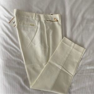 Anne Klein Woven Pants Size 12 Cream color